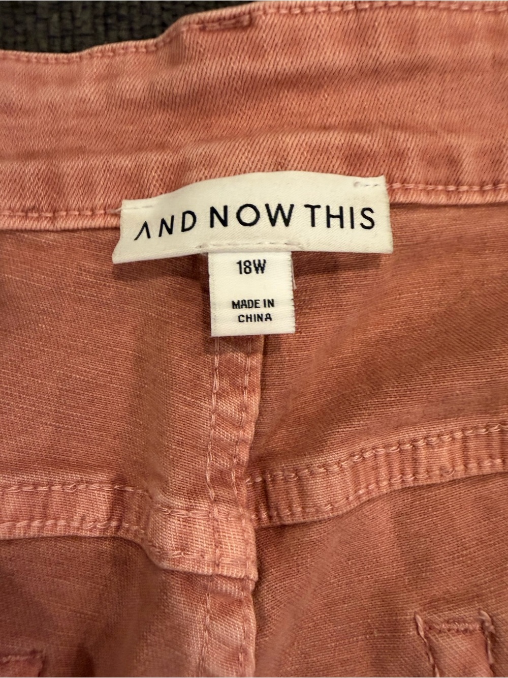 Soft Peach Denim Jeans - Picture 4 of 5